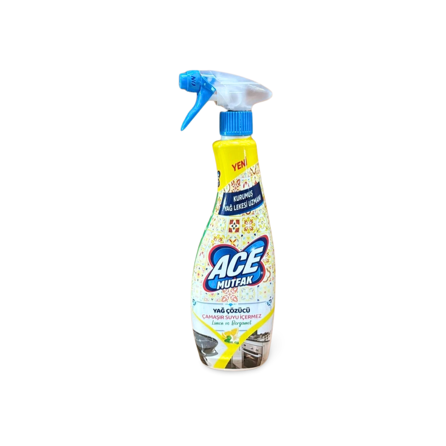 Ace Mutfak Yağ Çözücü – Küchen Fettlöser 750 ml (Lemon & Bergamot)
