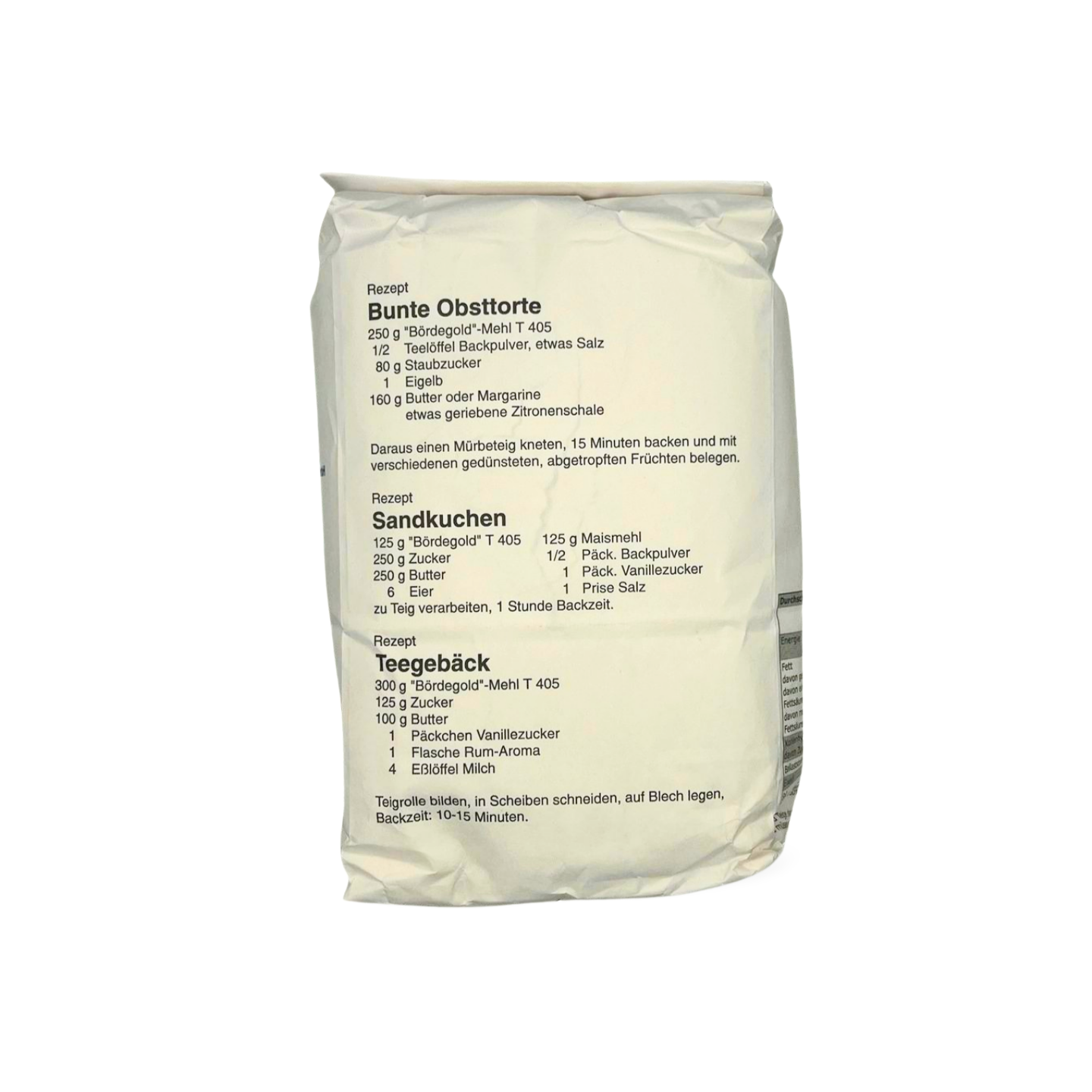 Weizenmehl Typ 405 „Börde Gold“ 1 kg