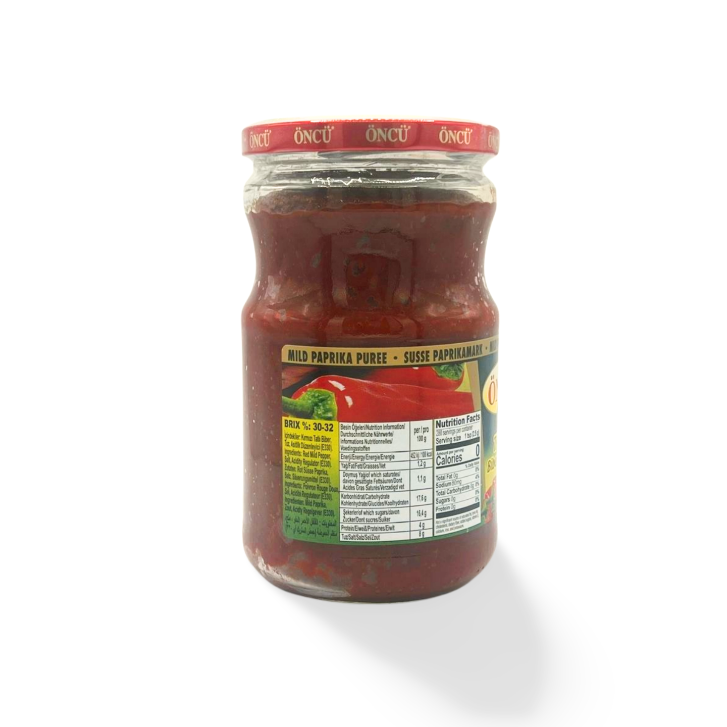 Öncü Biber Salça Mild 720g – aromatisches Paprikamark
