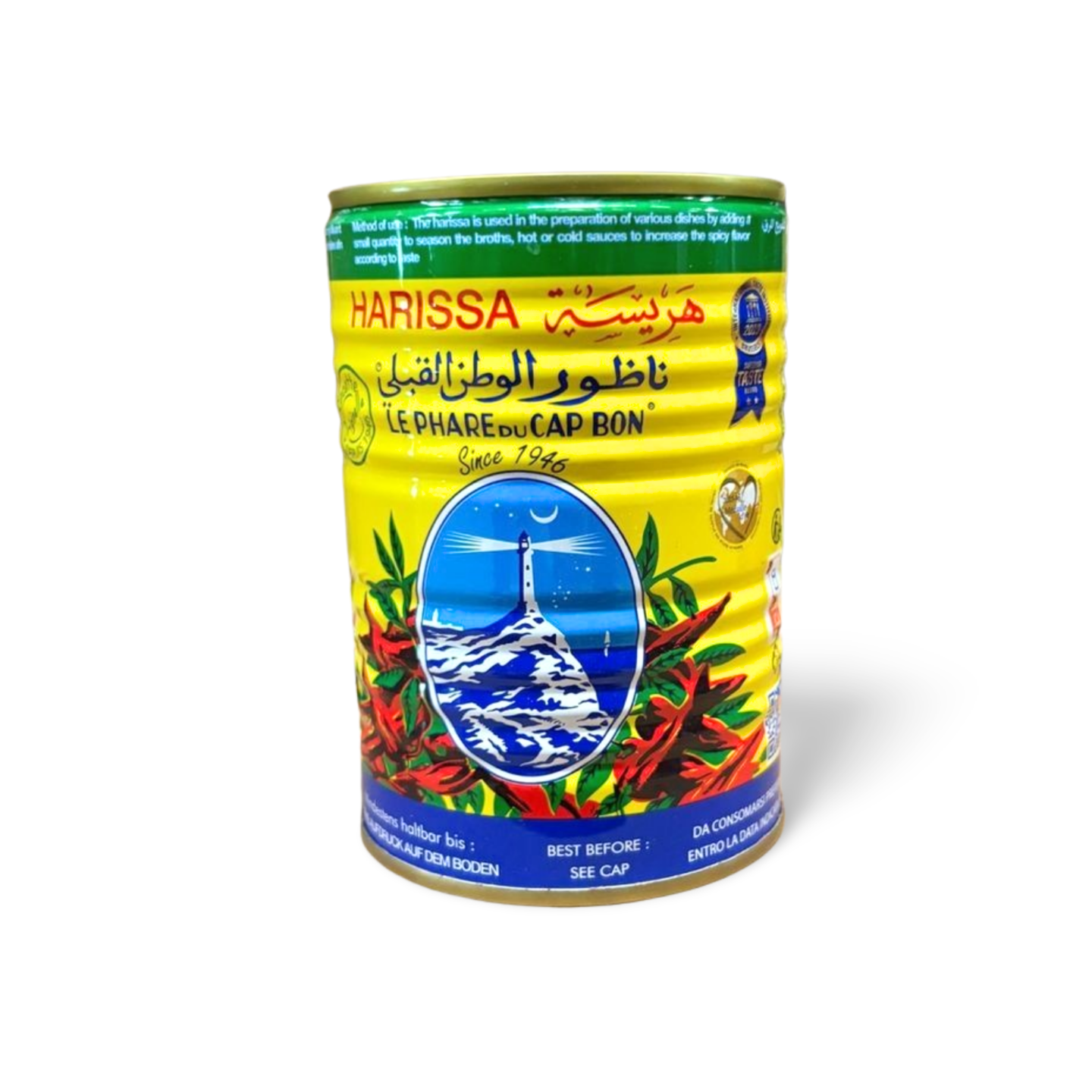 Le Phare du Cap Bon Harissa 380 g – Scharfe Chilipaste (Dose)