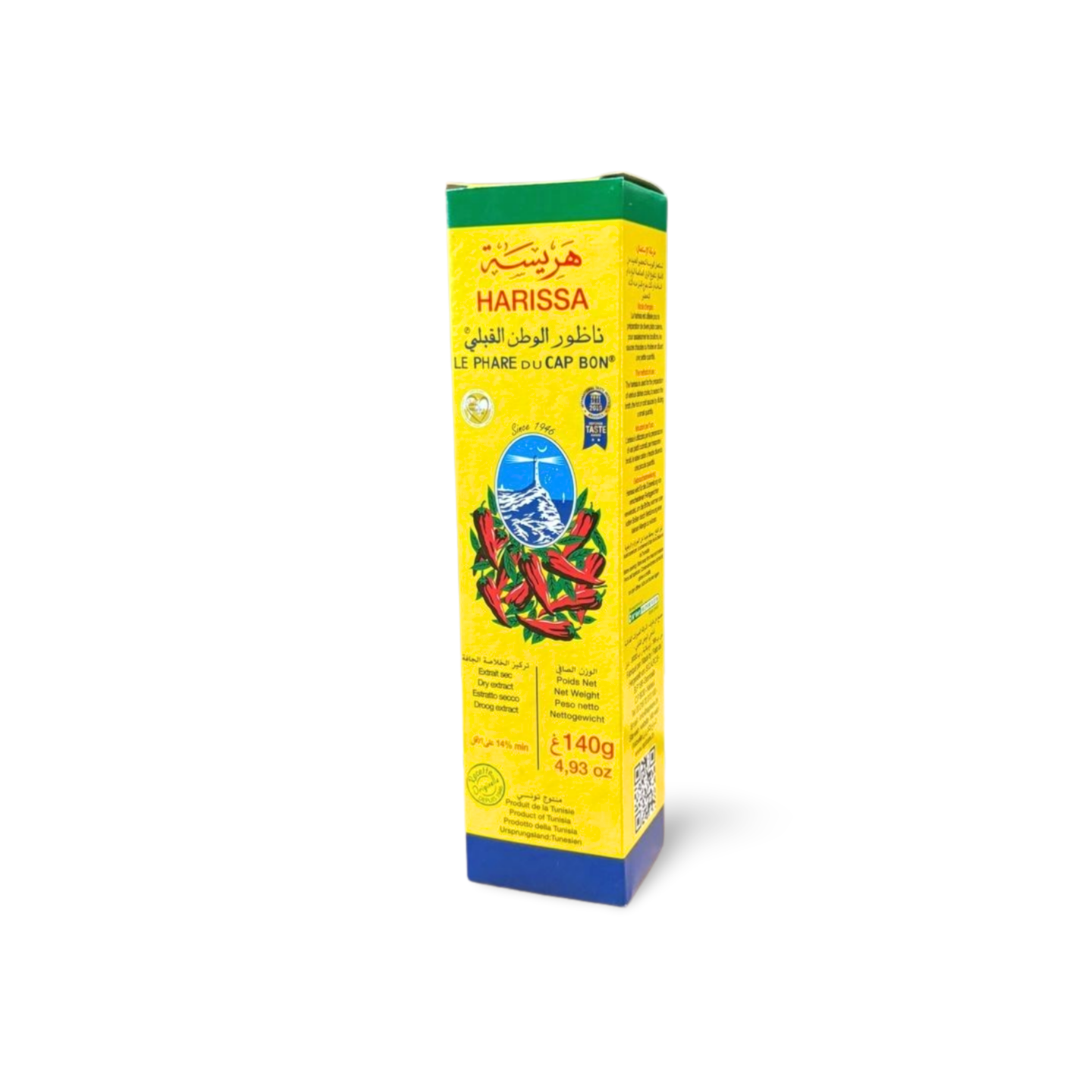 Le Phare du Cap Bon Harissa 140 g – Scharfe Chilipaste (Tube)