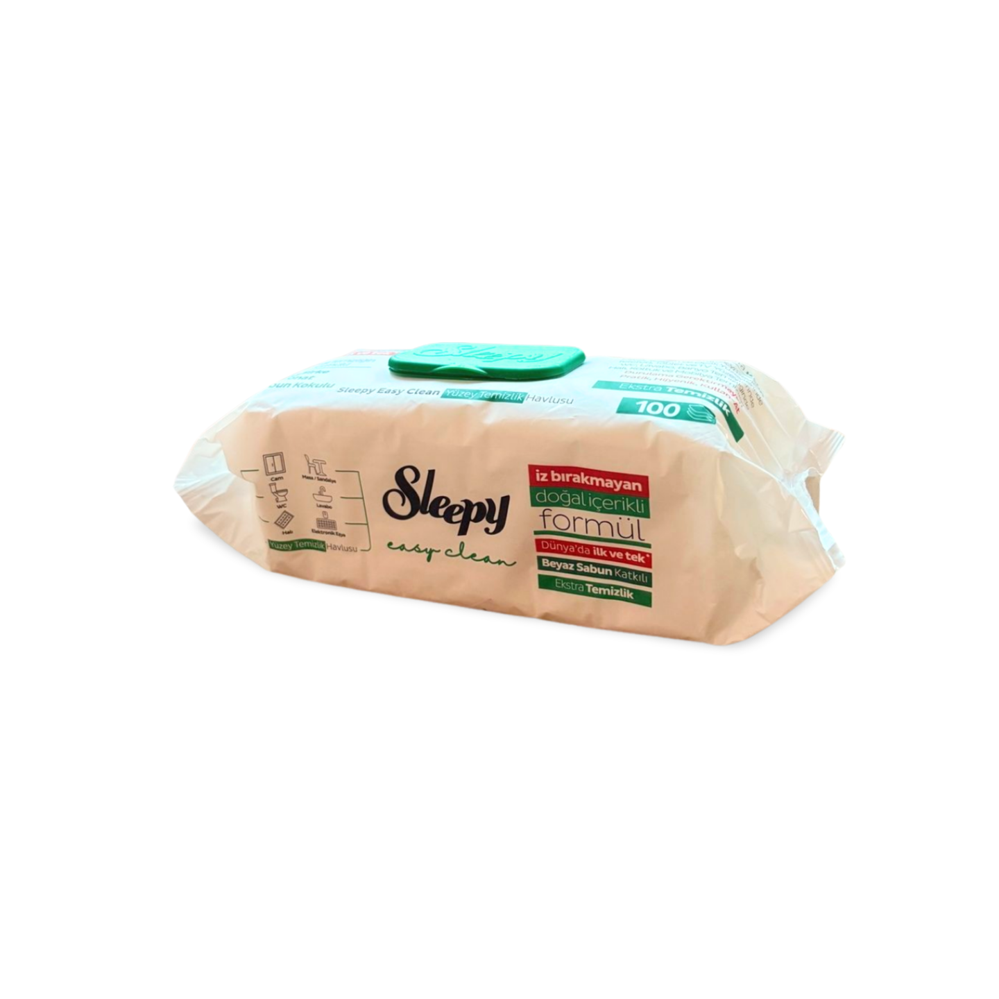 Sleepy Easy Clean Reinigungstücher – Beyaz Sabunu (100 Stück)
