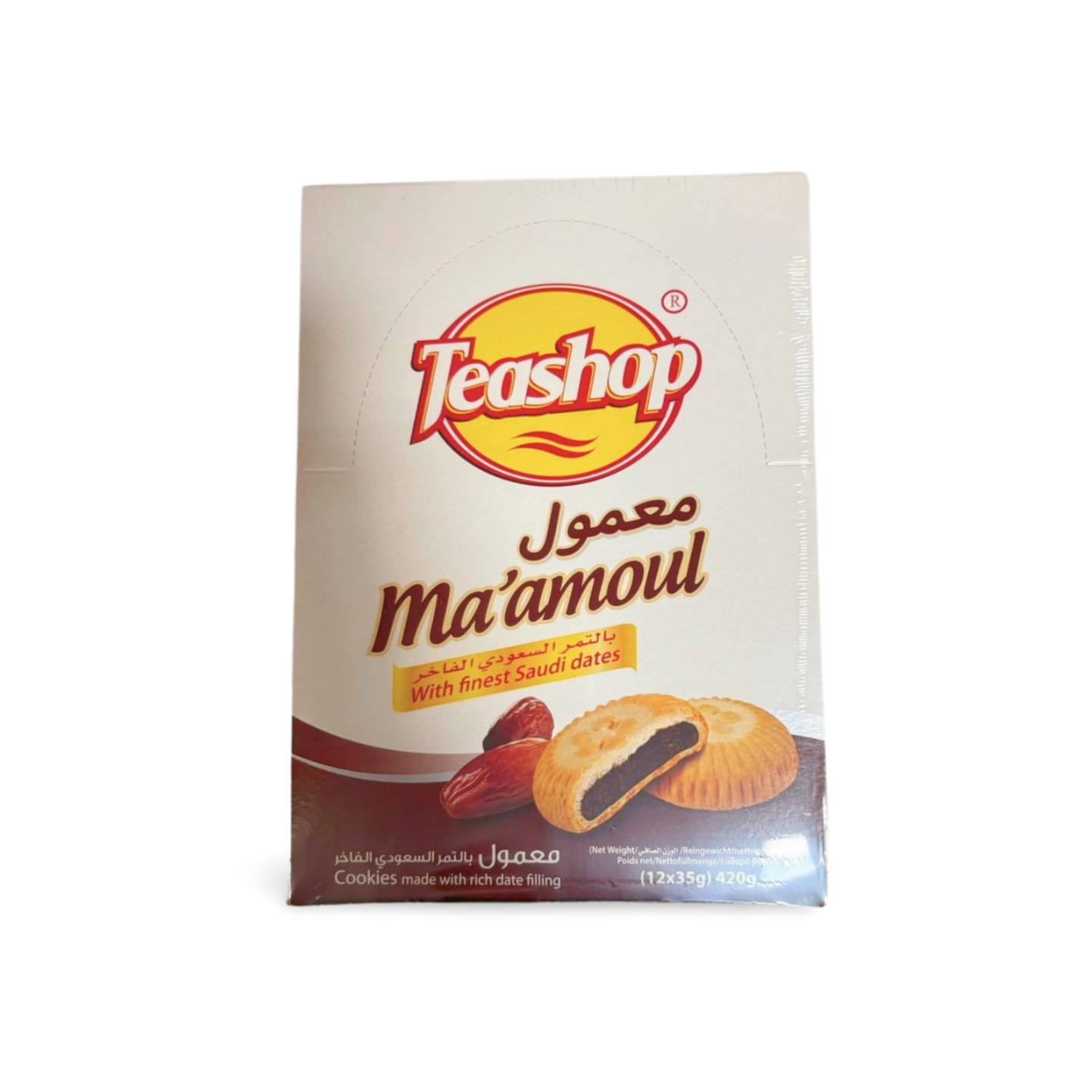 Teashop Ma’amoul 420 g – Dattelkekse mit Saudi Datteln