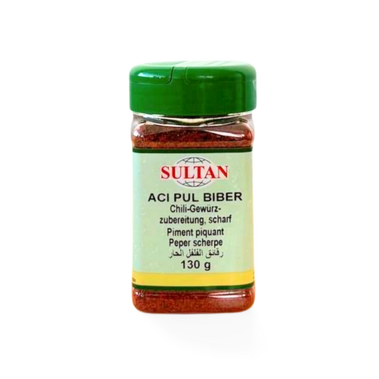 Sultan Scharfes Chili Gewürz - Acı Pul Biber 130 g