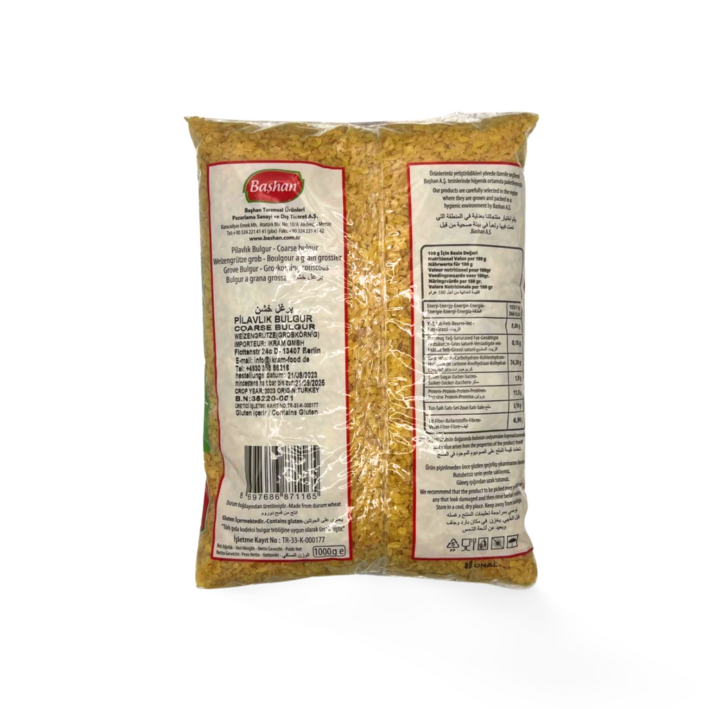 Bashan Bulgur “Pilavlık” wheat groats 1 kg 