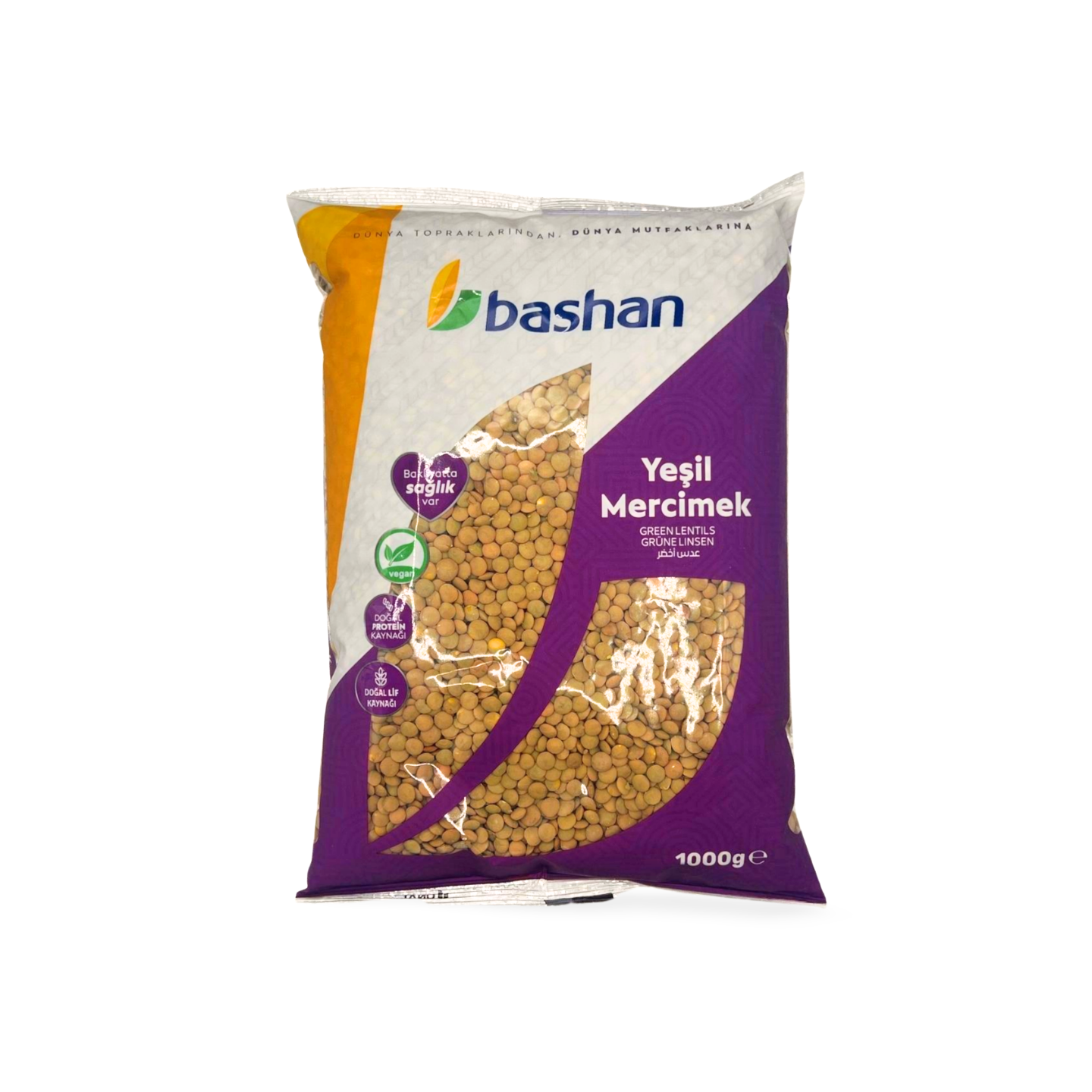 Başan Yeşil Mercimek “Yeşil Mercimek” 1 kg 