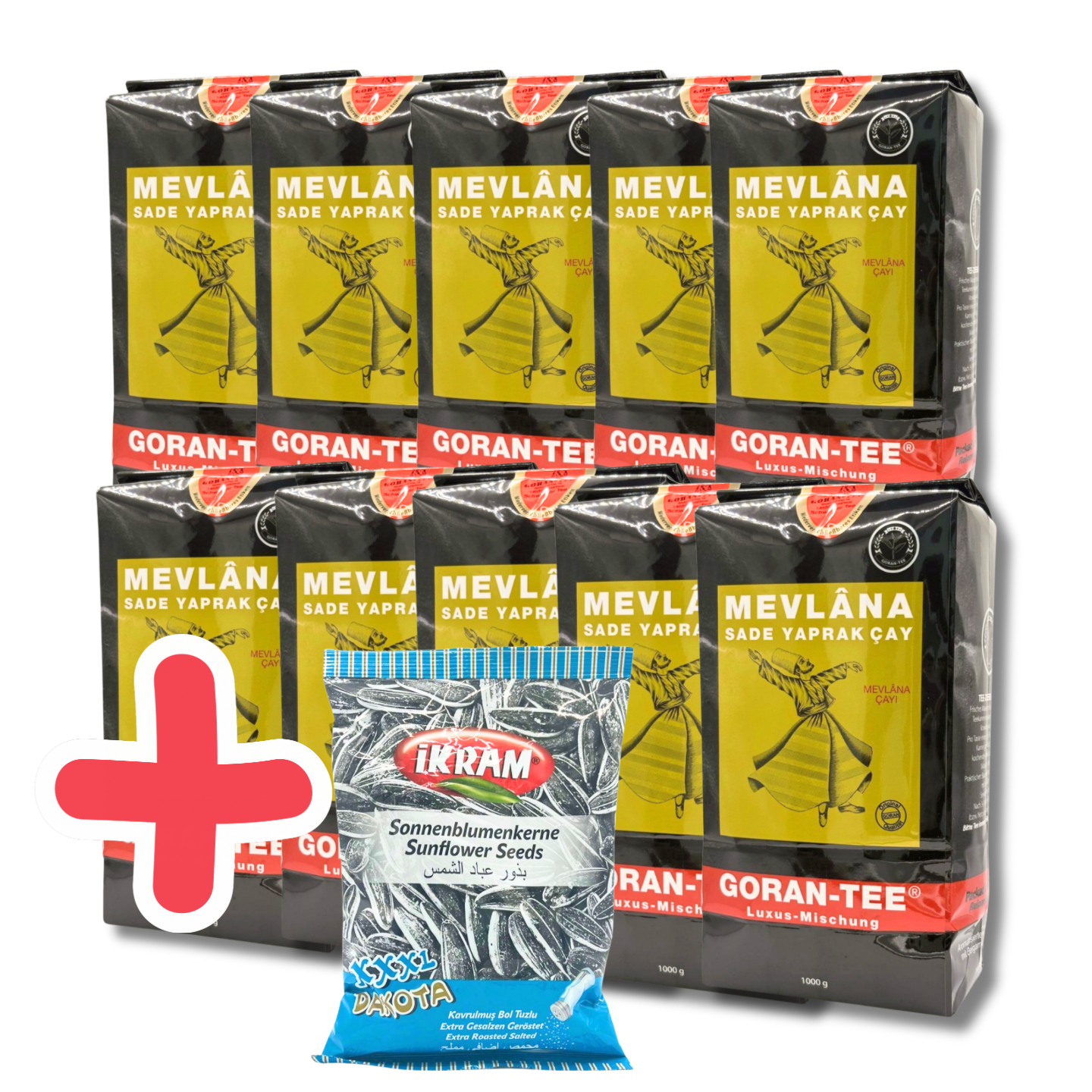 Mevlana Çay – Schwarzer Tee 10x1kg *Ikram Sonnenblumenkerne Gratis*
