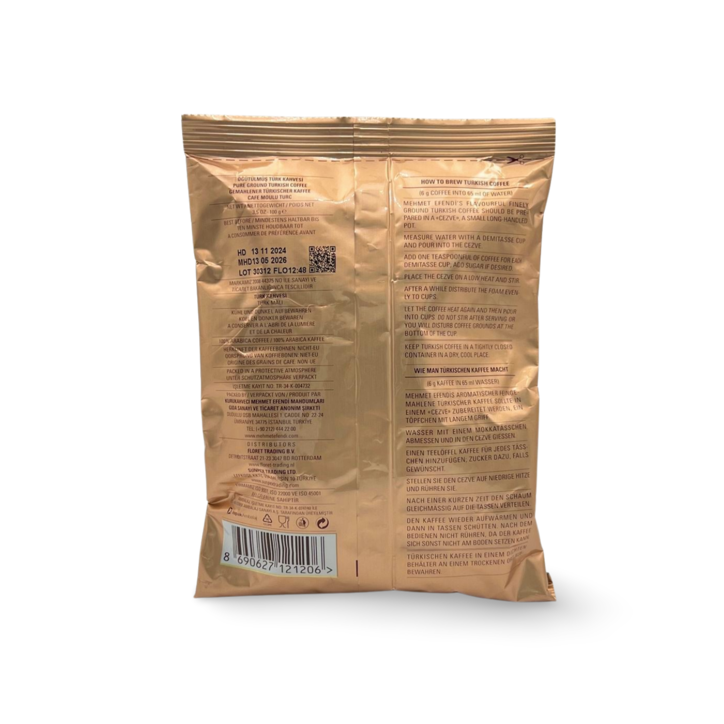 Mehmet Efendi Türkischer Kaffee 100g – Original Mokka