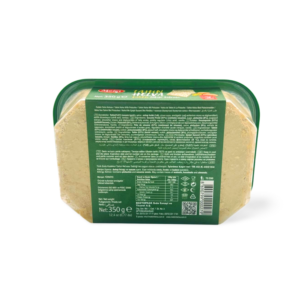 Metin Antepfıstıklı Helva 350g – fıstıklı susamlı tatlı 