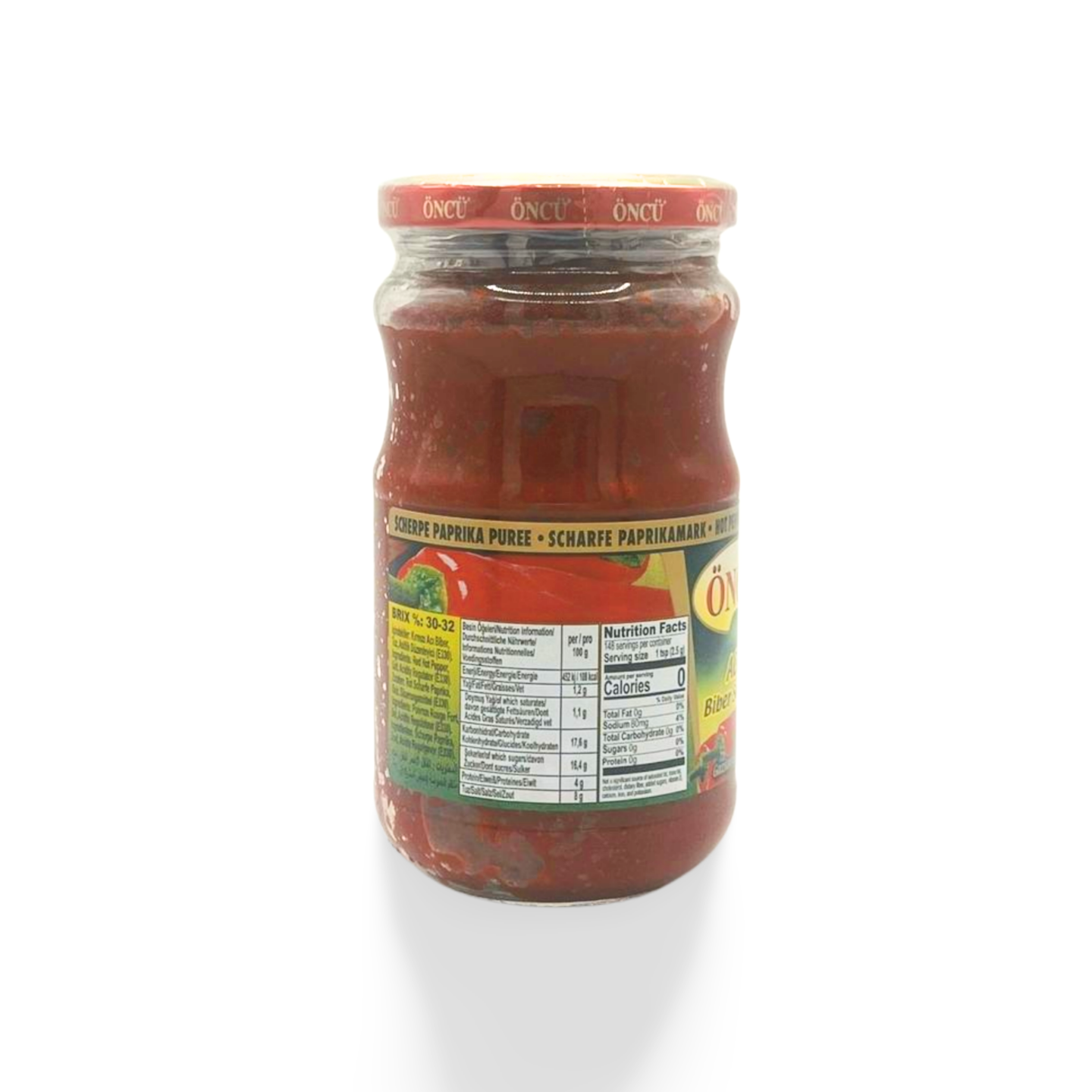 Öncü Biber Salça Scharf 370g – würziges Paprikamark