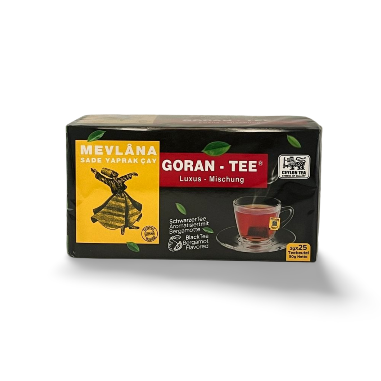 Mevlana Siyah Çay Sallama Çay 25 poşet 