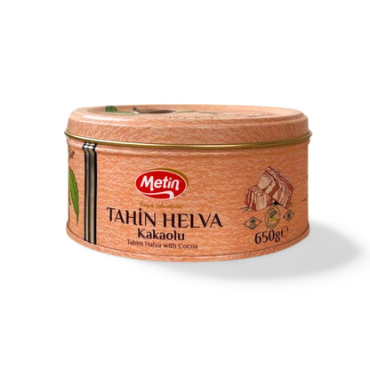 Metin kakaolu Helva 650g Dose – Sesam-Süßspeise mit Kakao