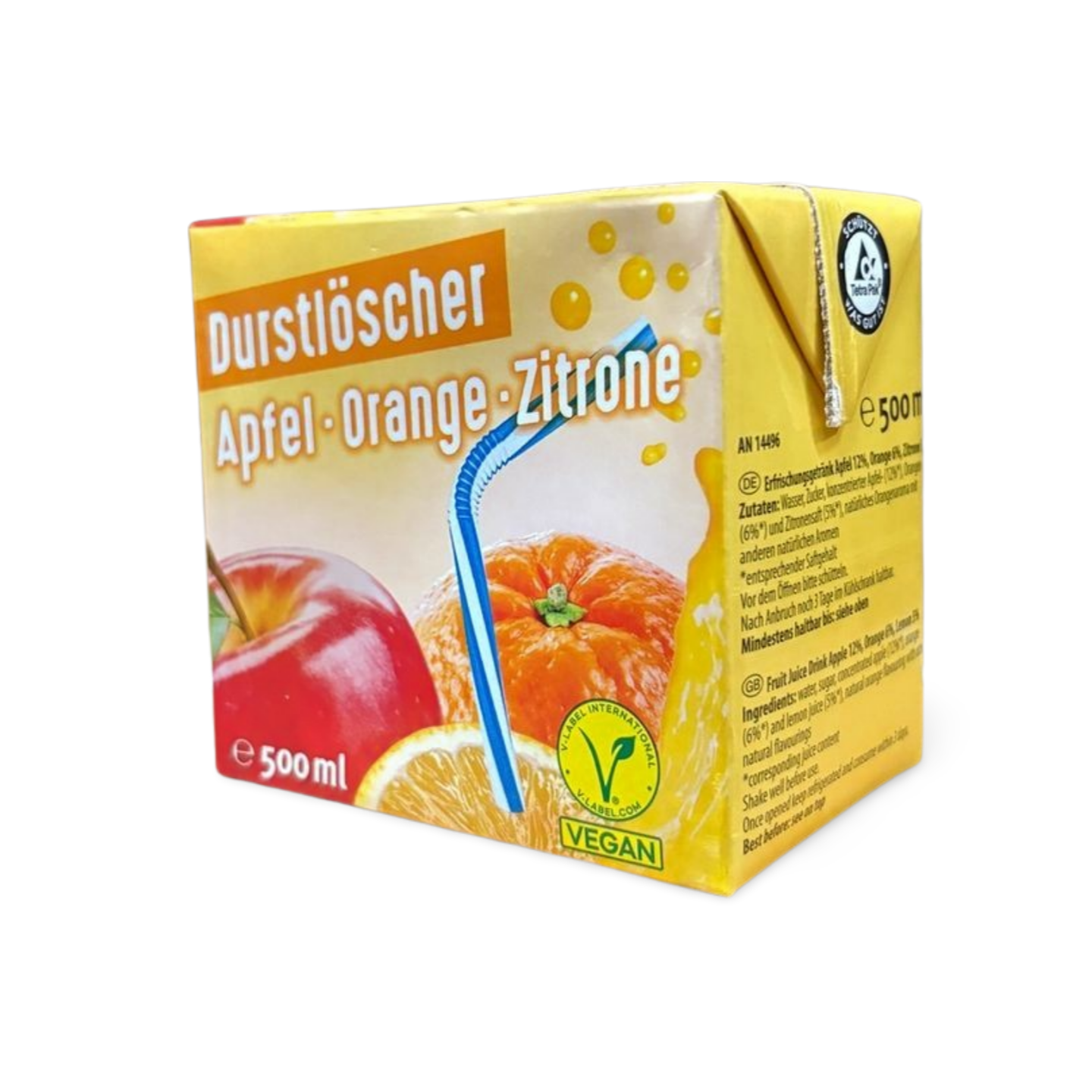 Durstlöscher Apfel-Orange-Zitrone 500 ml