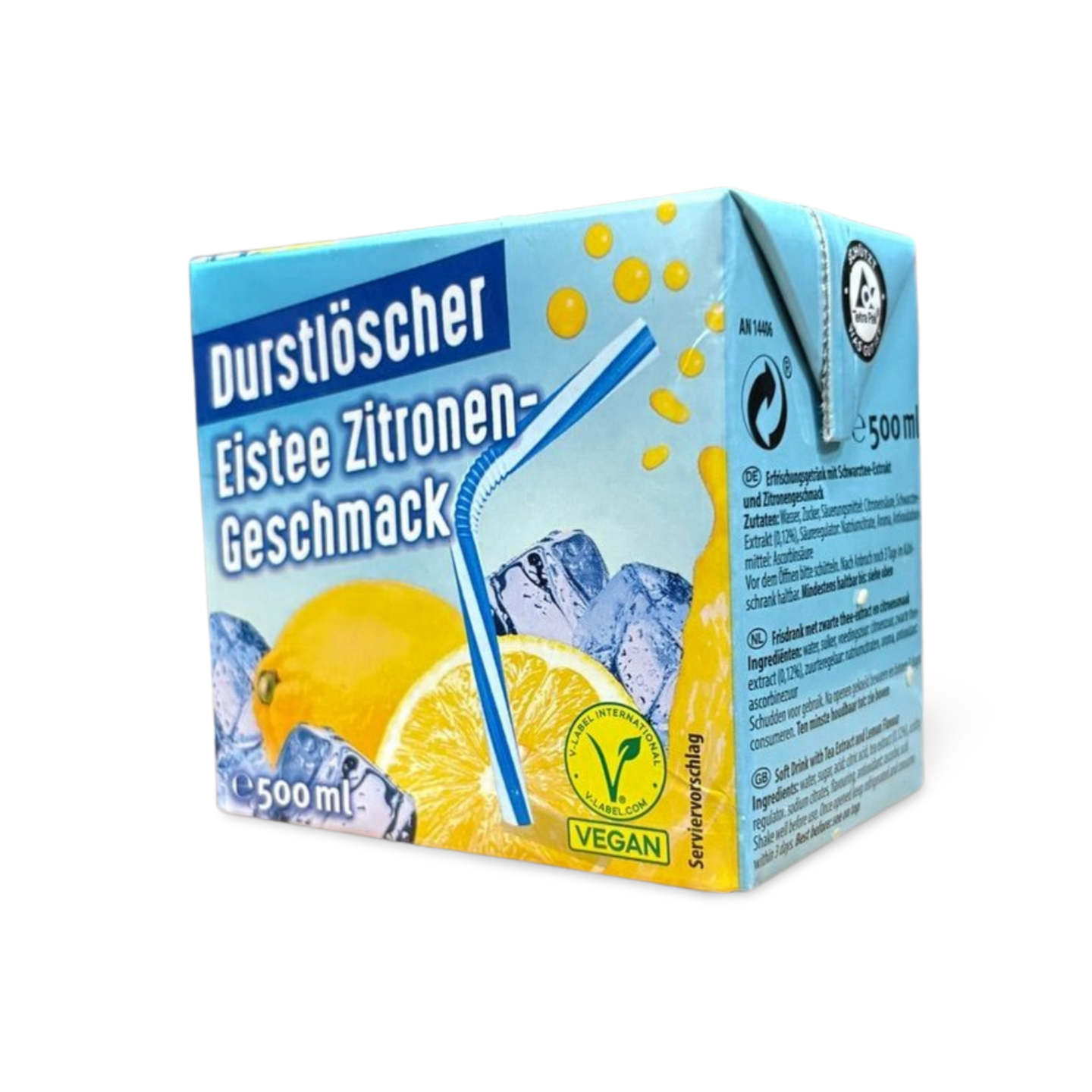 Durstlöscher Eistee Zitrone 500 ml