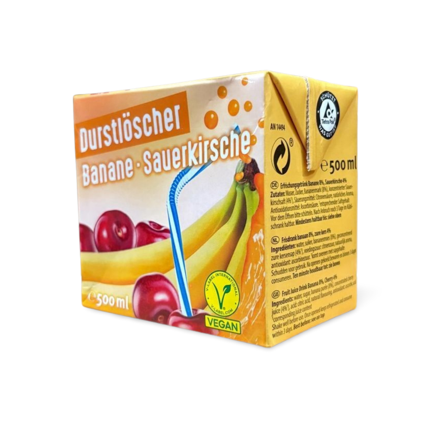 Durstlöscher Banane-Sauerkirsche 500 ml