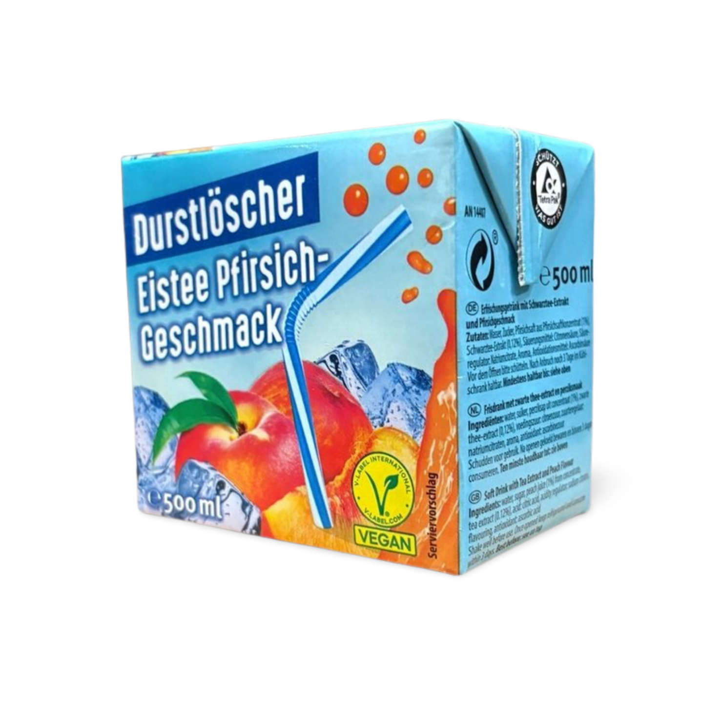 Durstlöscher Eistee Pfirsich 500 ml